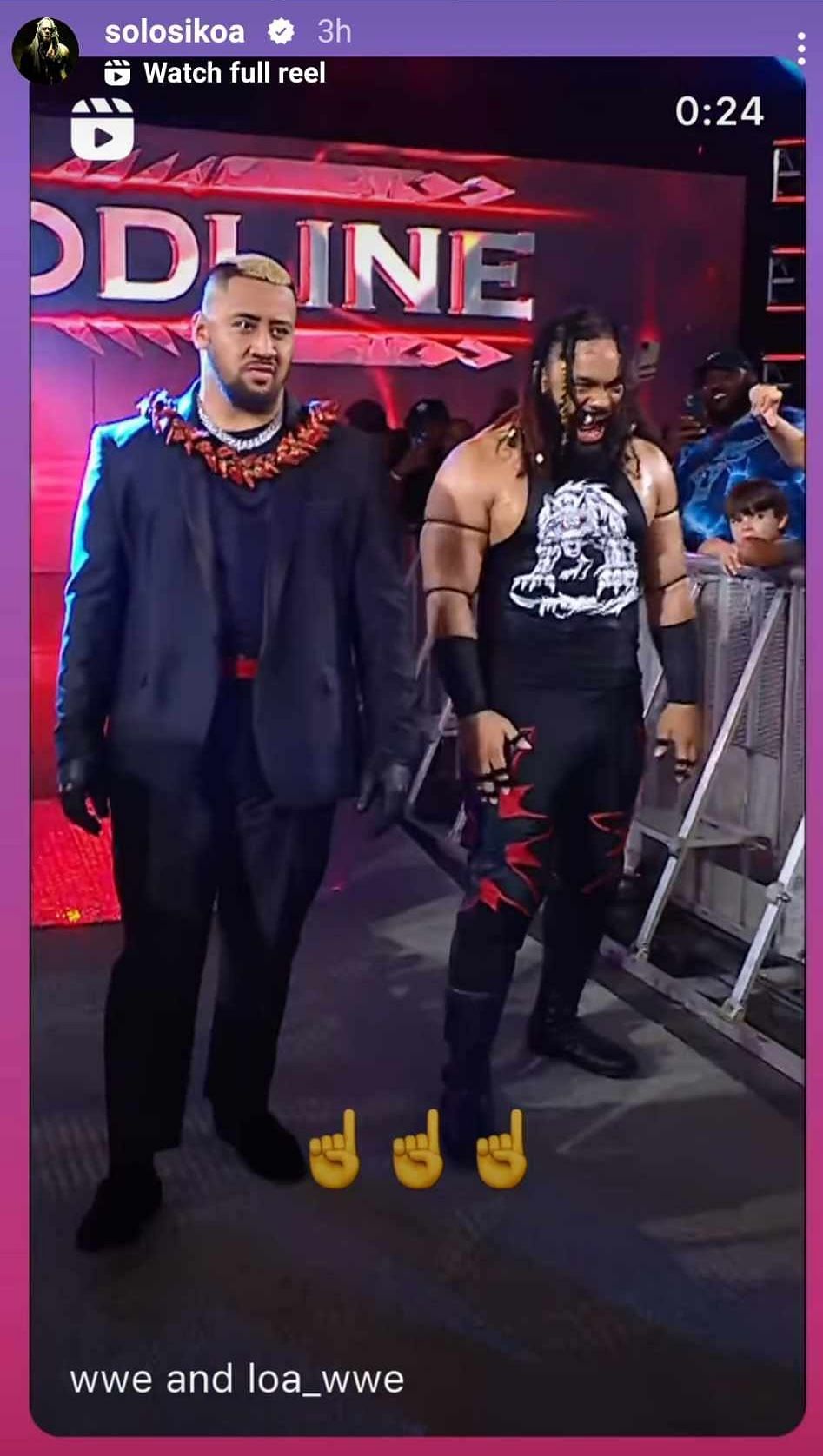 Solo's reaction to The Bloodline's victory on SmackDown!